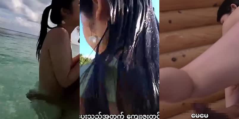 Taki Yuina တစ်ယောက် ကမ်းခြေကို အပန်းဖြေလာရင်း အကိုကြီးနဲ့ ဘယ်လိုတွေ  အကြမ်းပတမ်းတီးကြမလဲဆိုတာ | JAV Myanmar Sub | Free HD | Muskuduu